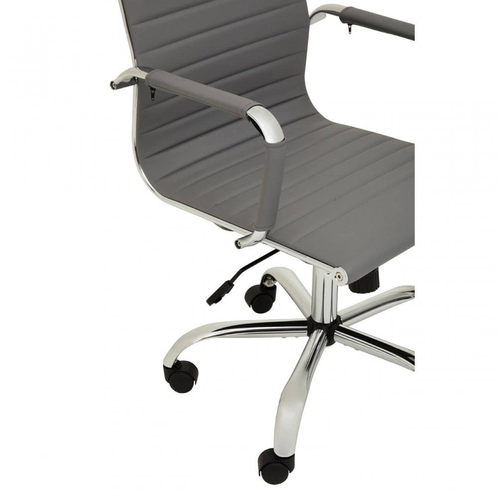 Metro Grey Low Back Home Office Chair