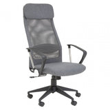 Metro Grey Mesh And Fabric Home Office Chair