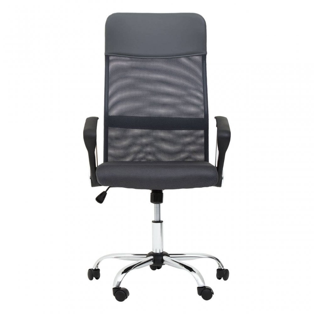 Metro Grey Mesh Home Office Chair