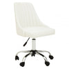 Metro Off White Leather Effect Home Office Chair