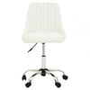 Metro Off White Leather Effect Home Office Chair