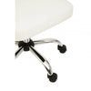 Metro Off White Leather Effect Home Office Chair