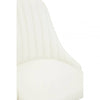 Metro Off White Leather Effect Home Office Chair