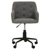 Metro Tufted Grey And Black Home Office Chair
