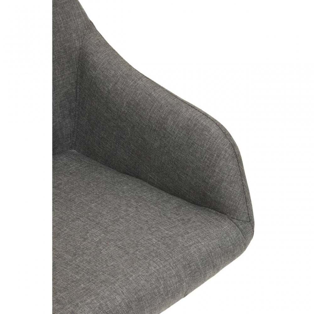Metro Tufted Grey And Black Home Office Chair
