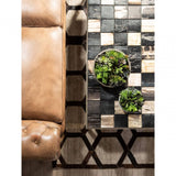 Bison 3 Seat Light Brown Leather Sofa