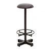 Bison Antique Blue Leather Bar Stool
