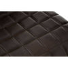 Bison Black Leather Weave Chair
