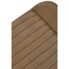 Bison Grey Leather Footstool