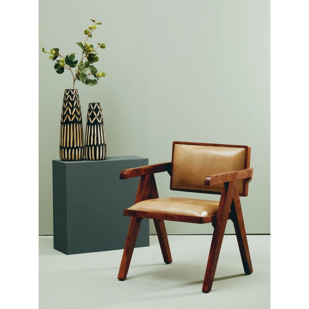 Bison Leather Armchair