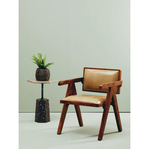 Bison Leather Armchair