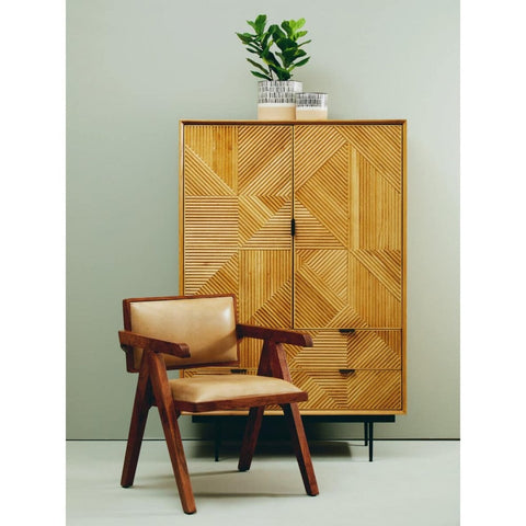 Bison Leather Armchair