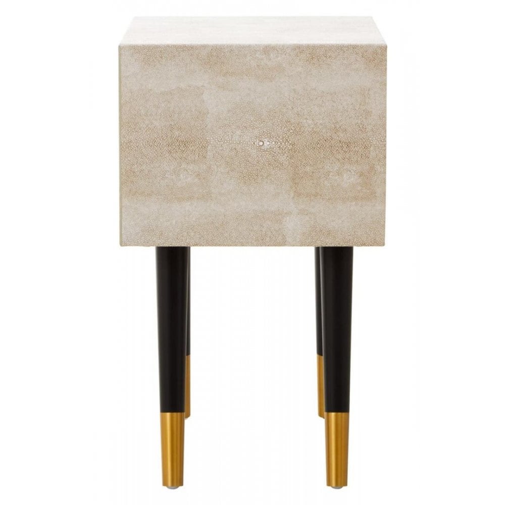 Caden Shagreen Side Table