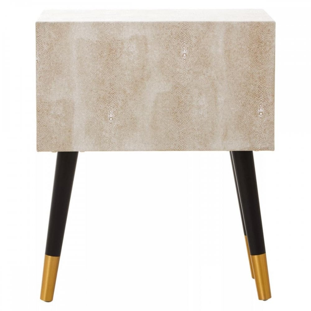 Caden Shagreen Side Table
