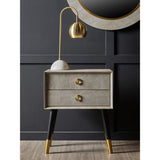 Caden Shagreen Side Table