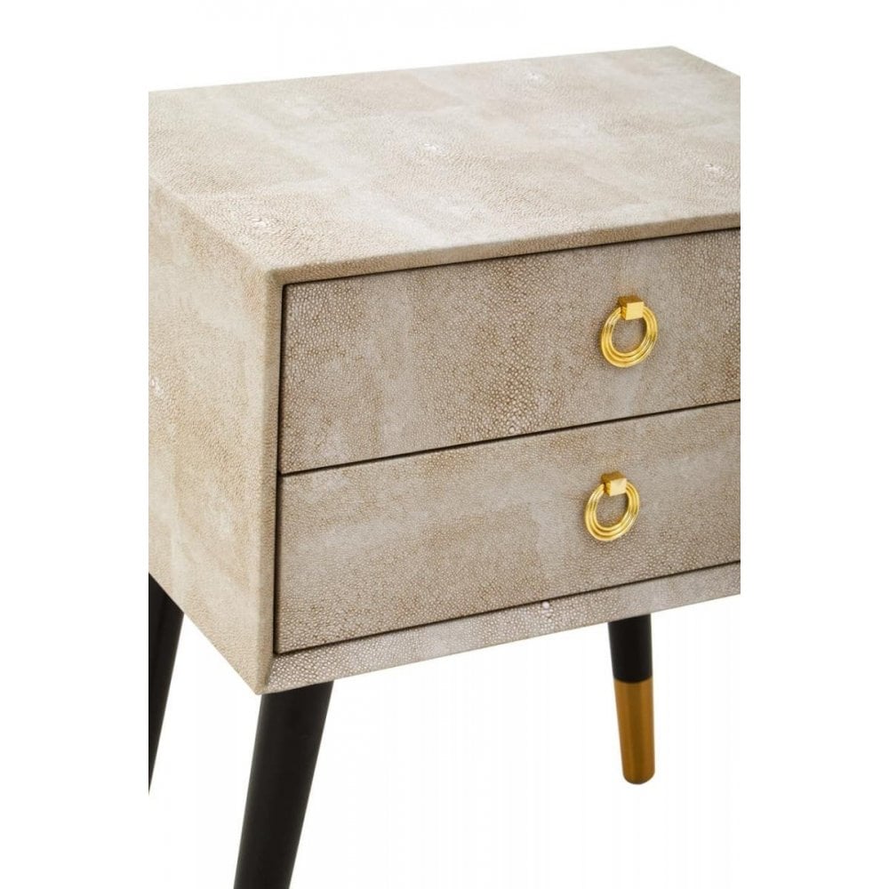 Caden Shagreen Side Table