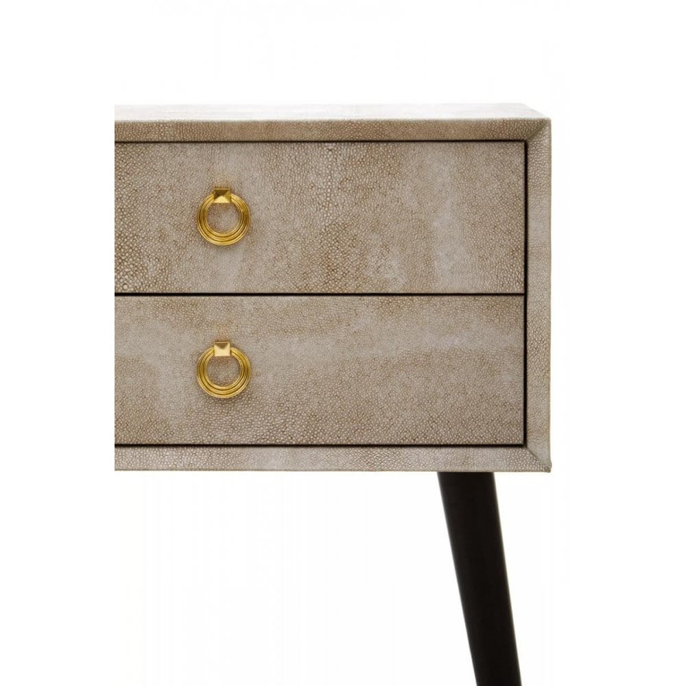 Caden Shagreen Side Table