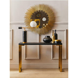 Cordoba Set Of Two Black Shagreen Console Tables
