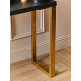 Cordoba Set Of Two Black Shagreen Console Tables