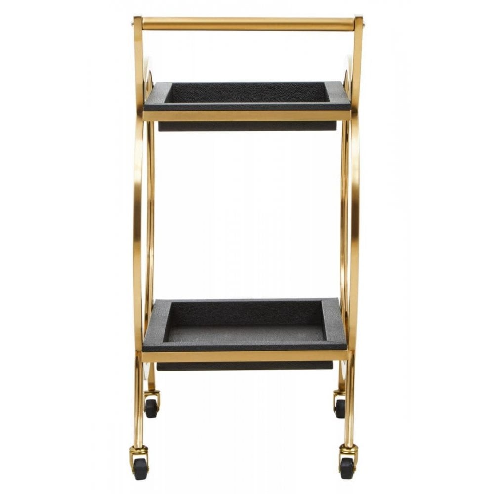 Cordoba Two Tier Black Serving Trolley