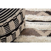 Safina Black Pouffe