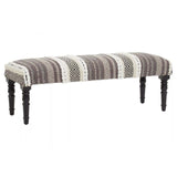 Safina Grey And White Bench