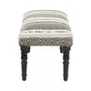 Safina Grey And White Bench