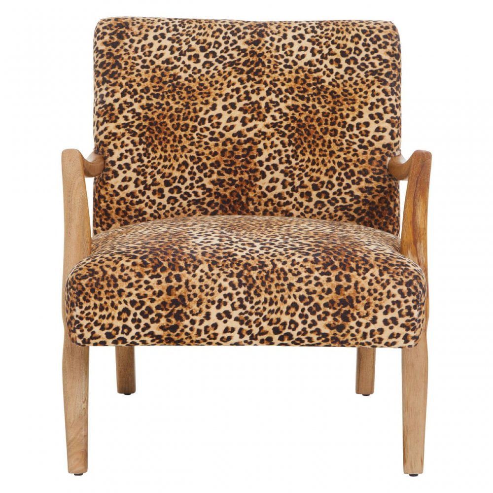 Safina Leopard Print Chair