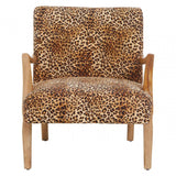 Safina Leopard Print Chair