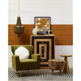 Safina Leopard Print Stool