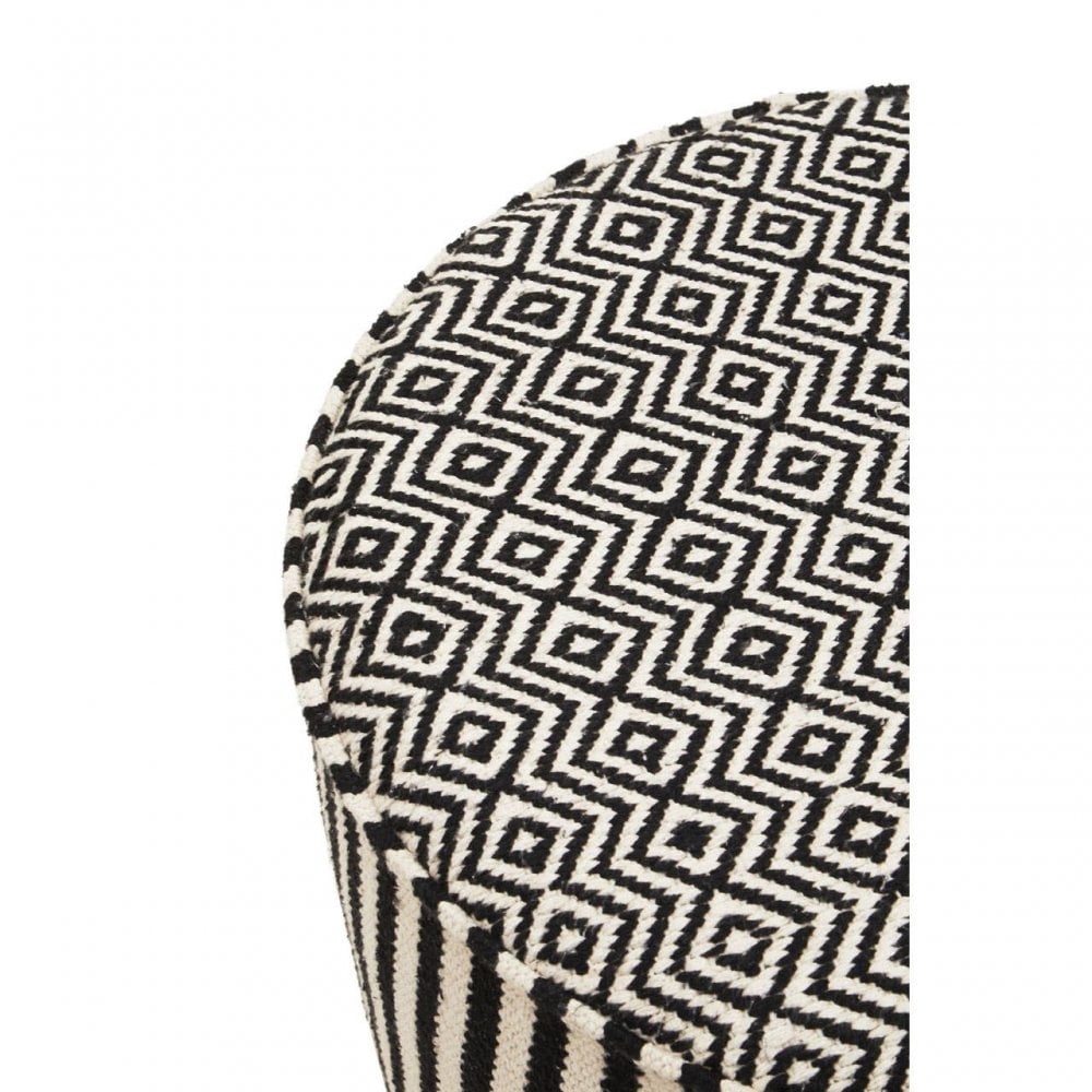 Safina Striped Footstool