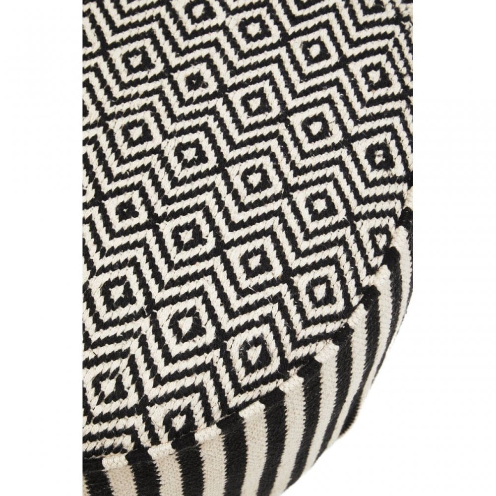 Safina Striped Footstool