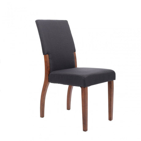 Cassian Charcoal Woven Mesh Dining Chair