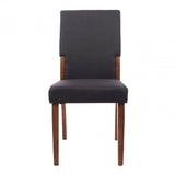 Cassian Charcoal Woven Mesh Dining Chair