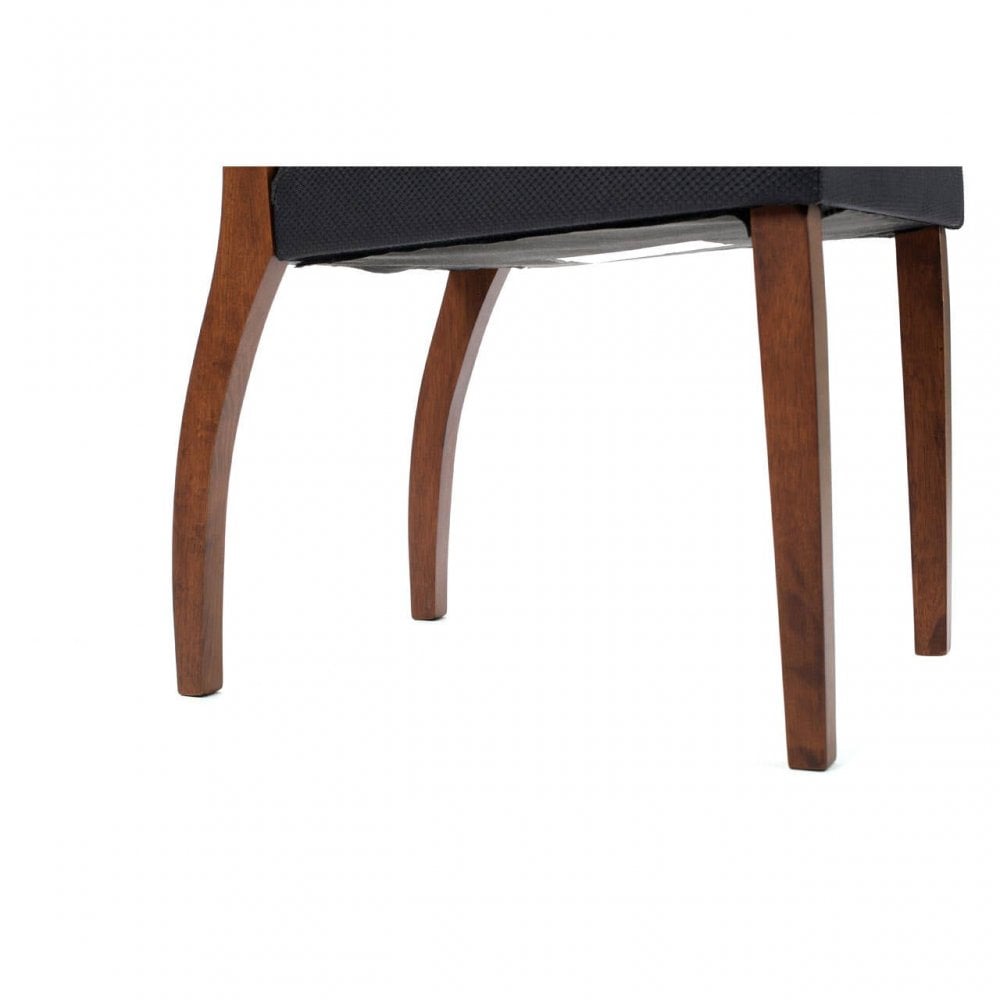 Cassian Charcoal Woven Mesh Dining Chair