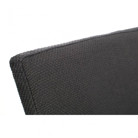 Cassian Charcoal Woven Mesh Dining Chair