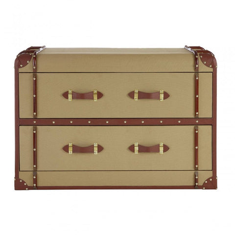 Columbia 2 Drawer Canvas Cabinet
