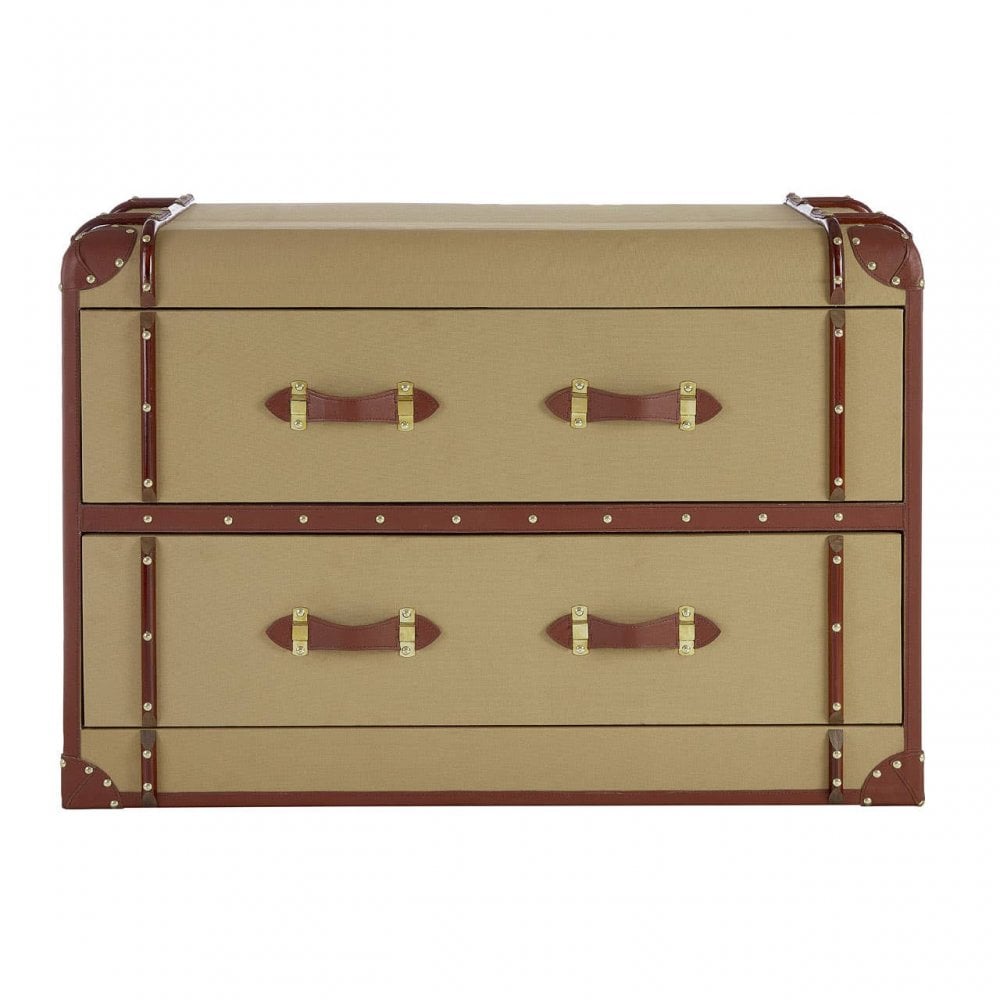 Columbia 2 Drawer Canvas Cabinet
