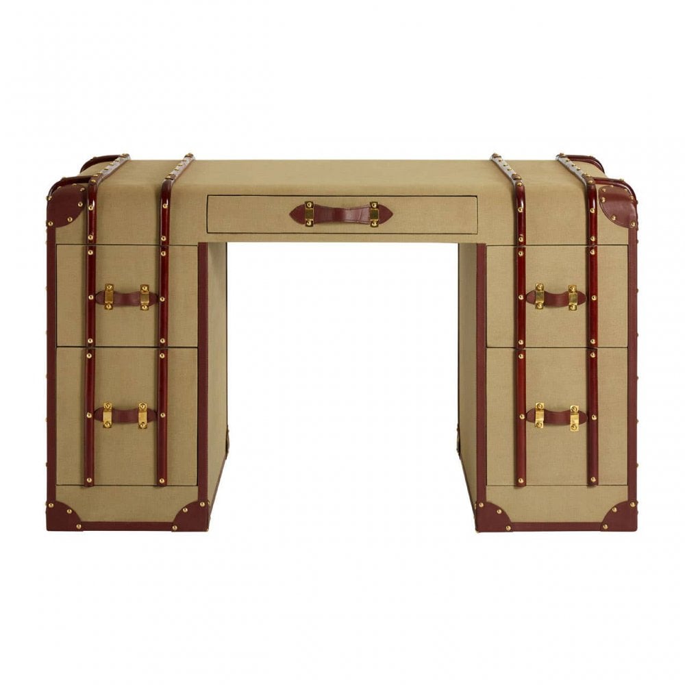 Columbia Leather Trim Desk