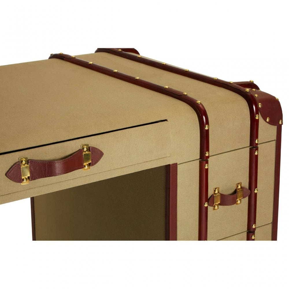 Columbia Leather Trim Desk