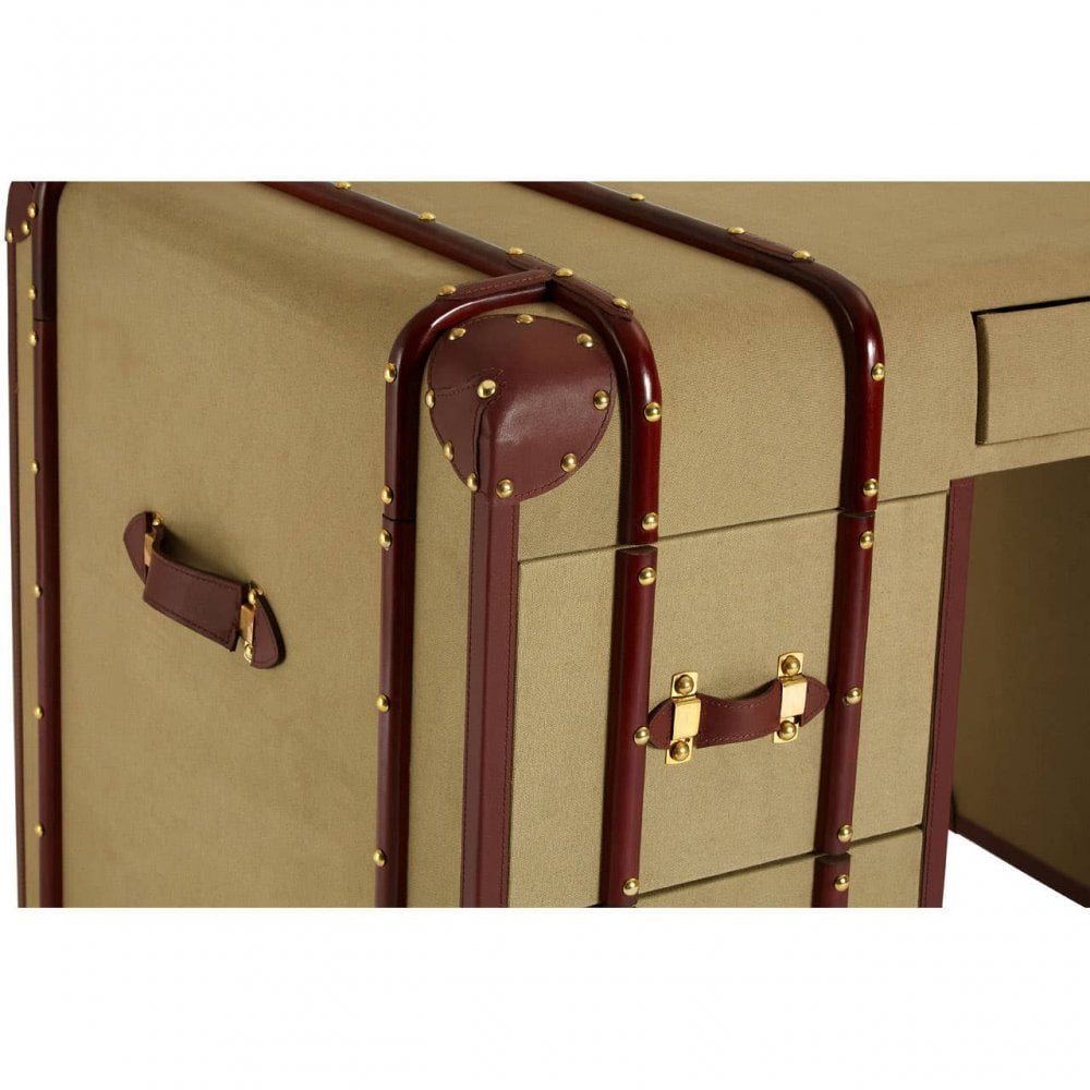 Columbia Leather Trim Desk