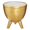 Creston Brass Marble Top Table
