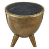 Creston Black Marble Top Table