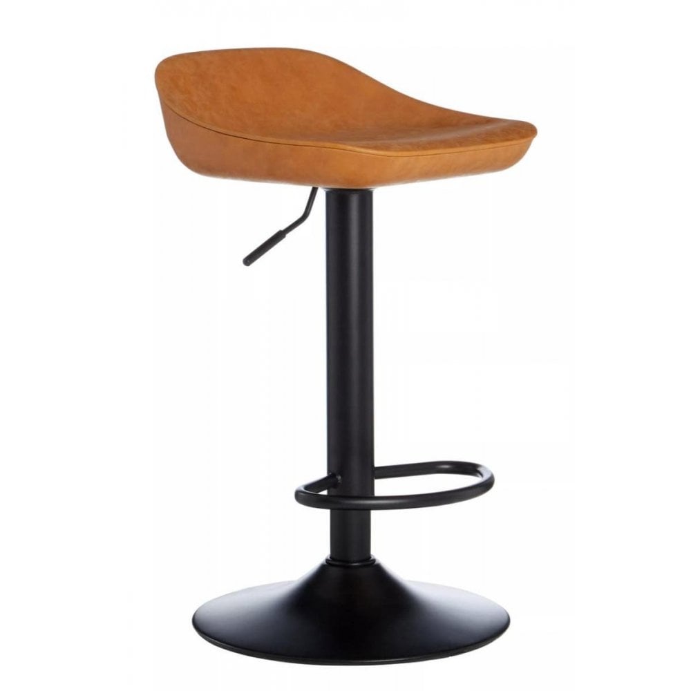 Dalton Set Of Two Camel Bar Stools