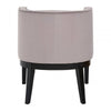 Dax Light Grey Velvet Rounded Chair