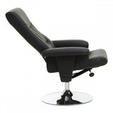 Danbury Black Leather Recliner