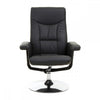 Danbury Black Leather Recliner