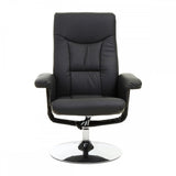 Danbury Black Leather Recliner