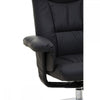 Danbury Black Leather Recliner