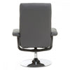 Danbury Grey Leather Recliner